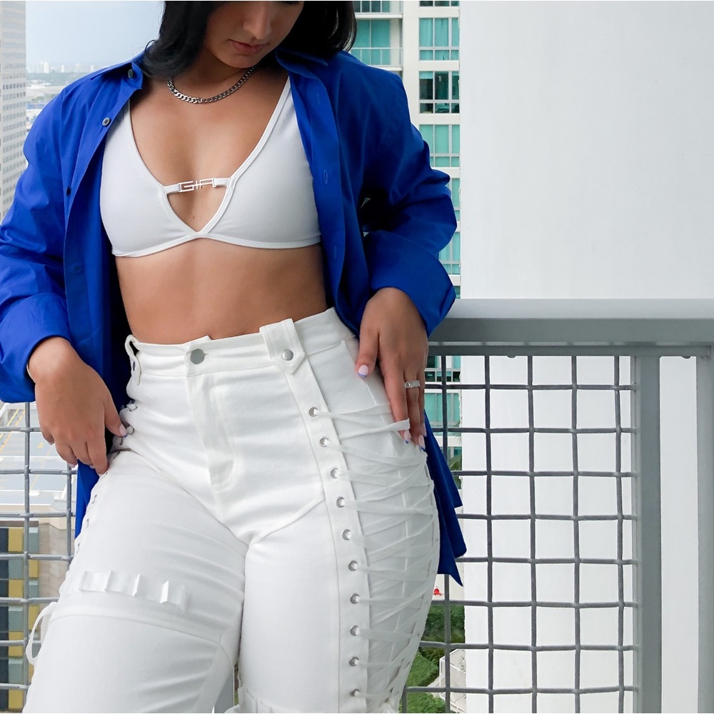 IAMGIA WHITE HOLLY PANTS🫶🏼